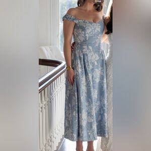 Reformation Monet Linen Dress size 6